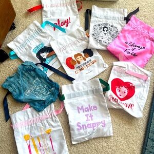 LOT OF NINE NEW SEPHORA PLAY BAGS